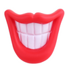 Vinyl Devil's Red Lip Squeak Sound Dog Toys