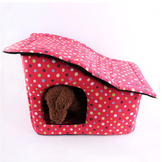 Cute Teddy Dog House With Zipper