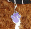 Dog Cat Pawprint Pendant Necklace Collar