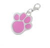 Dog Cat Pawprint Pendant Necklace Collar